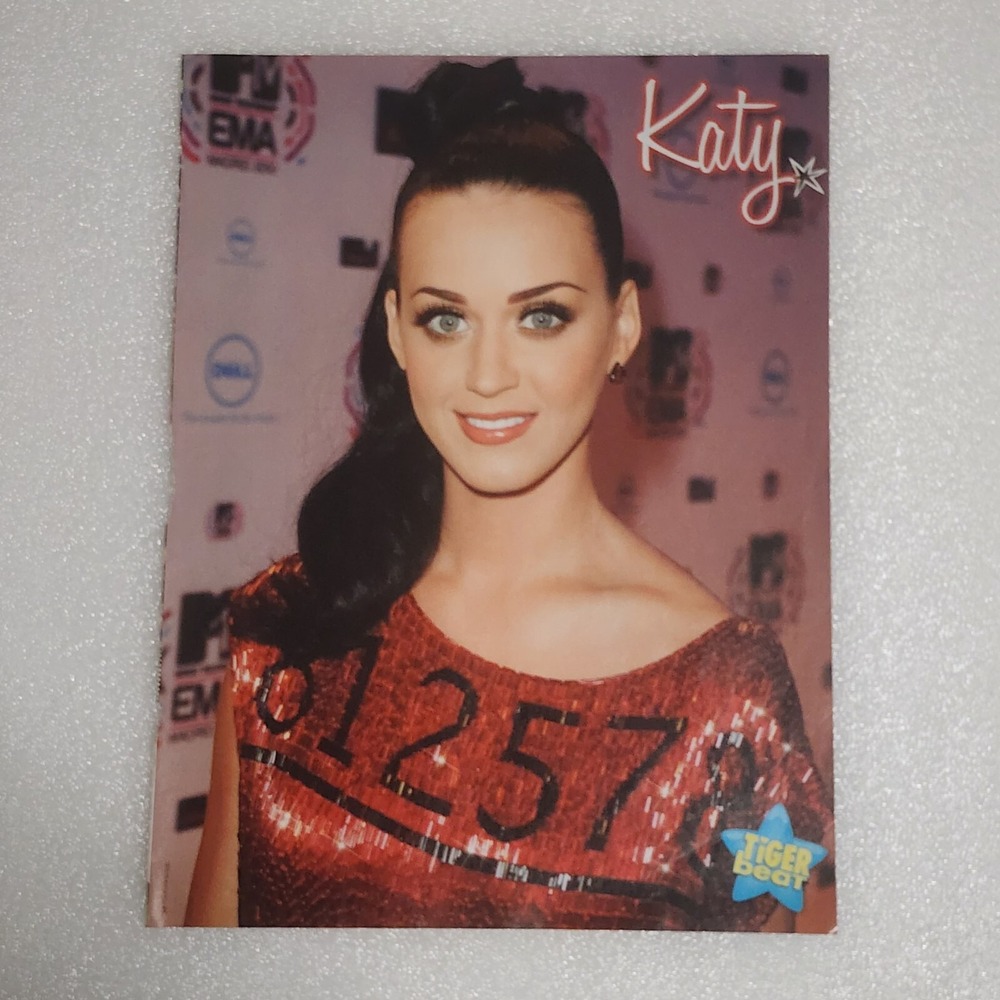 Katy Perry Cody Simpson Double Sided Poster Pinup Clipping 8x10 Tiger Beat 2000s